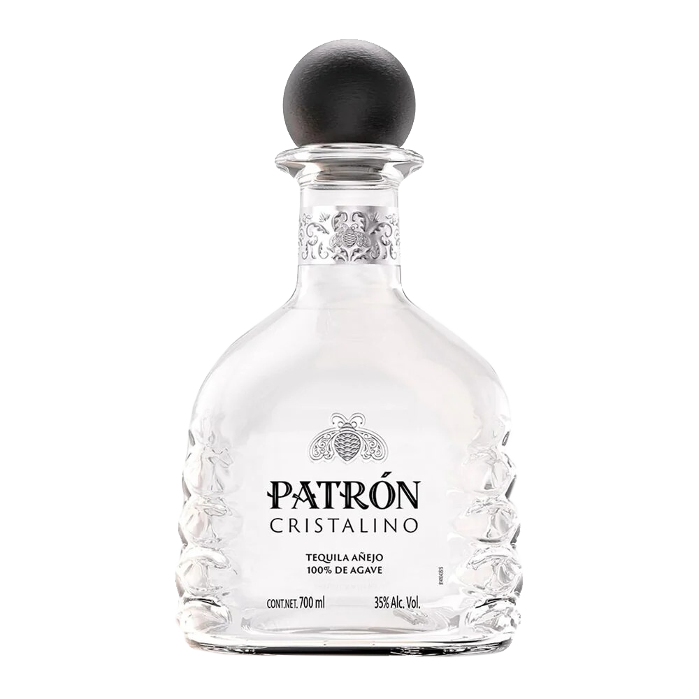 Patrón Cristalino – Tequila añejo premium filtrado cuidadosamente para lograr una apariencia cristalina - $974.400,00cop